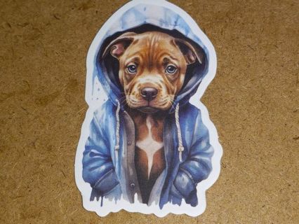 Dog 1⃣ vinyl lap top sticker no refunds regular mail very nice quality win 2 or more get bonus