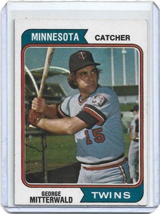 1974 TOPPS GEORGE MITTERWALD CARD