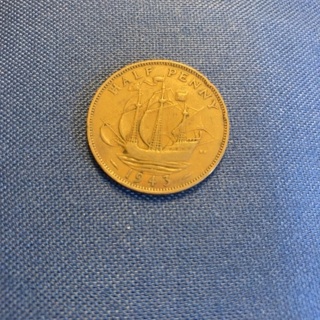Great Britain 1/2 Penny 1943