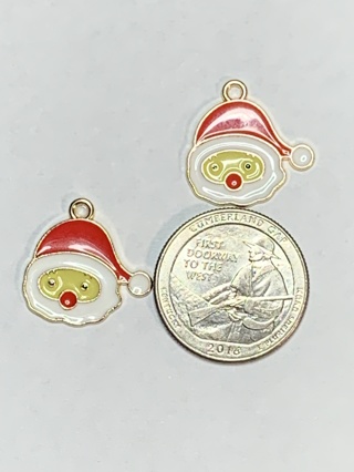 CHRISTMAS CHARMS~#43~SET OF 2 CHARMS~SET 2~FREE SHIPPING!