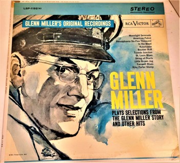 Glenn Miller Original Recordings The Glenn Miller Story LP RCA Victor LSP-1192 (e)