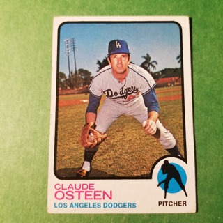 1973 - TOPPS BASEBALL CARD NO. 490 - CLAUDE OSTEEN - DODGERS