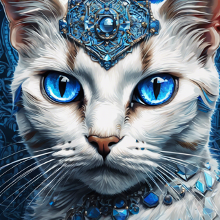 Listia Digital Collectible: Jeweled Cat