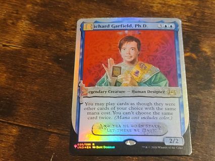 Magic the gathering mtg Richard Garfield Ph.D rare foil The List