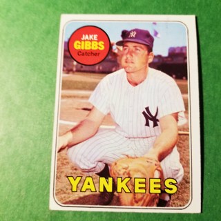 1969 - TOPPS BASEBALL CARD NO. 401 - JAKE GIBBS - YANKEES