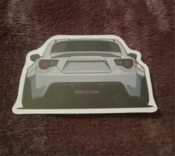 Sports race Car sticker