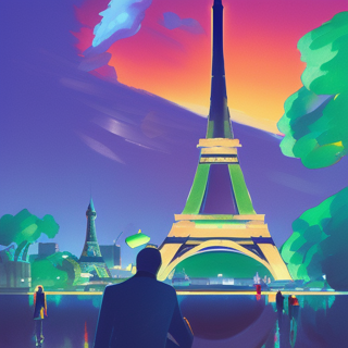 Listia Digital Collectible: Epic View Of The Eiffel Tower