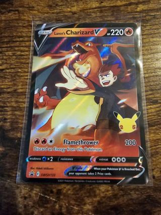 Pokemon Leon's Charizard SWSH133 promo card