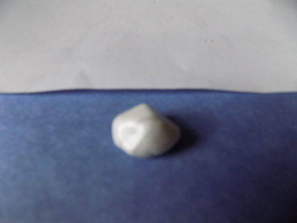 White marble gemstone 1/2 inch