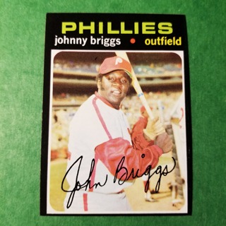 1971 Topps Vintage Baseball Card # 297 - JOHNNY BRIGGS - PHILLIES - NRMT/MT