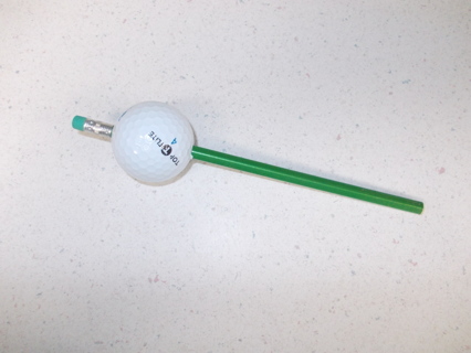 NEW Green Pencil with GOLF BALL