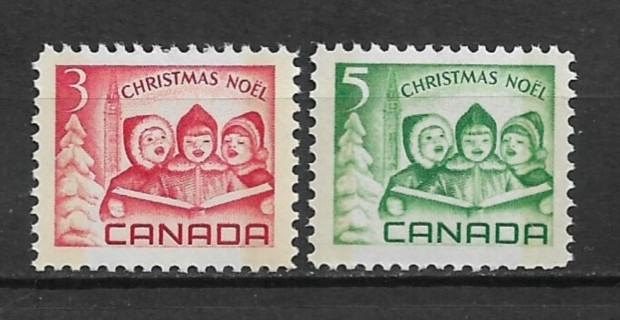 1967 Canada Sc476p-477p Christmas MNH complete tagged set of 2