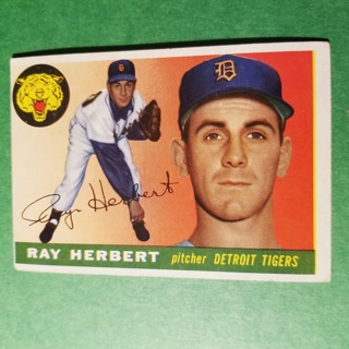 1955 TOPPS BASEBALL CARD - NO. 138 - RAY HERBERT - TIGERS