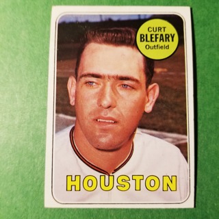 1969 - TOPPS BASEBALL CARD NO. 458 - CURT BLEFARY - HOUSTON