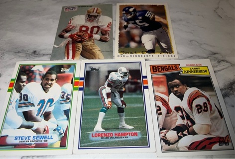 5-card NFL LOT Rice & other Stars