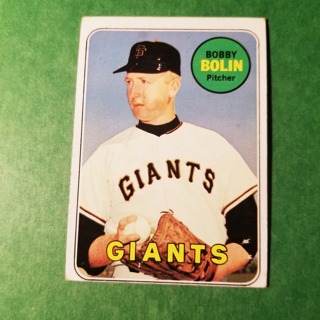 1969 - TOPPS BASEBALL CARD NO. 505 - BOBBY BOLIN - GIANTS