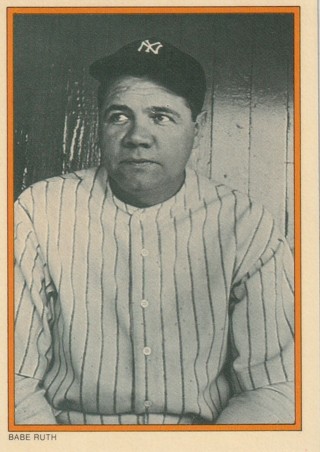 1985 Topps Circle K Babe Ruth New York Yankees HOF #2 Baseball