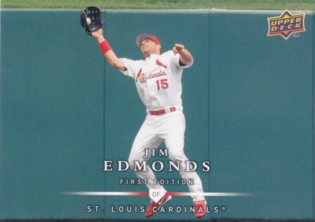 Jim Edmonds 2008 Upper Deck First Edition St. Louis Cardinals