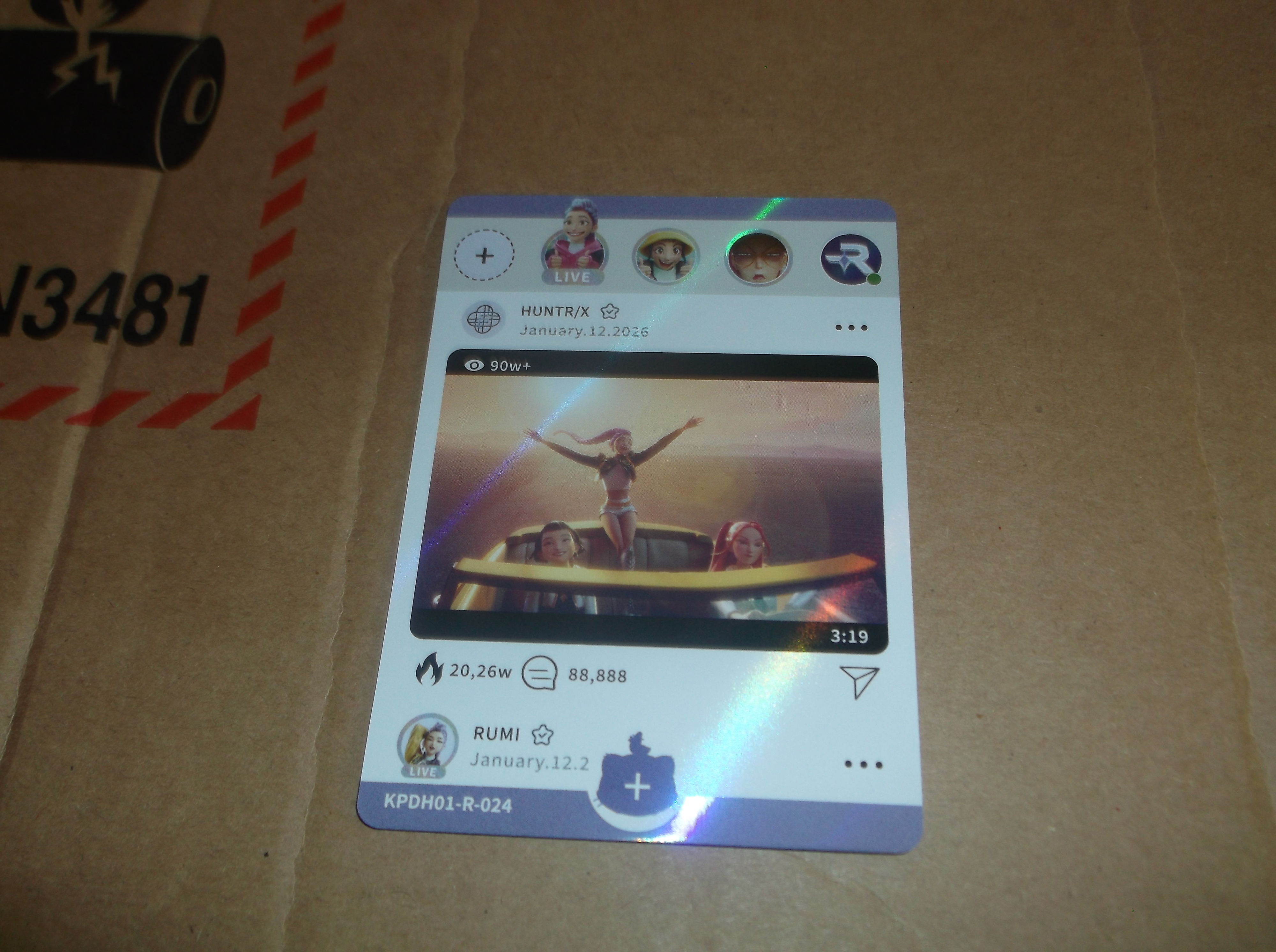 Free: Kayou Netflix KPop Demon Hunters Rumi   Card KPDH01-R-024 2026