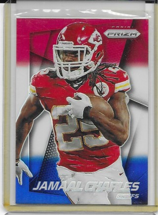 Jamaal Charles 2014 Prizm Prizms Red White & Blue #46