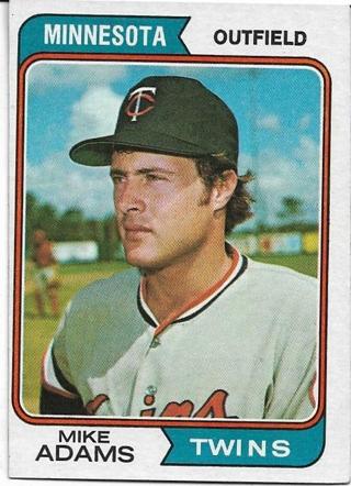 1974 TOPPS MIKE ADAMS CARD