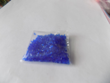 Small baggie royal blue cookie crystals for crafts