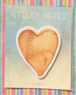 Kawaii heart memo pad 