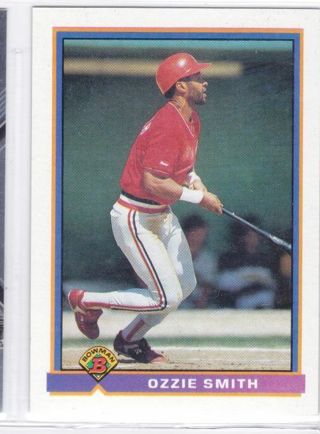 Ozzie Smith 1991 Bowman St. Louis Cardinals