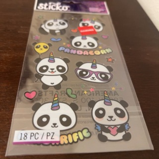 Sticko panda stickers 