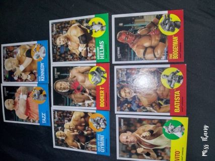 8 Wrestling cards