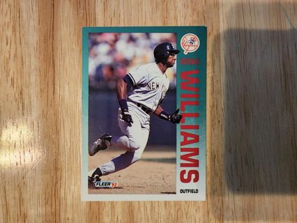 92 Fleer Bernie Williams #247