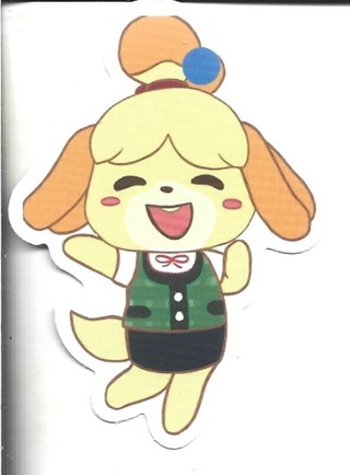 2 Brand New Never Been Used Animal Crossing PVC Stickers