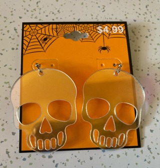 Halloween Skull Earrings (New)