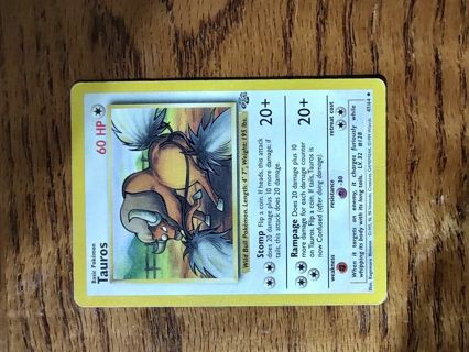 Pokemon Jungle Set Tauros 47/64