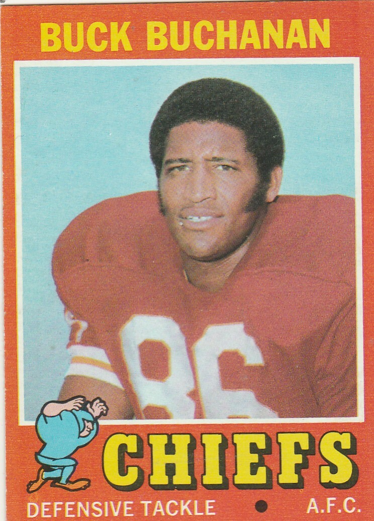 Free: 1971 Topps Football #13 Buck Buchanan HOF KC Chiefs
