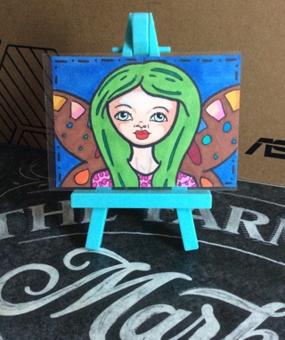 Inge the Fairy original drawing aceo