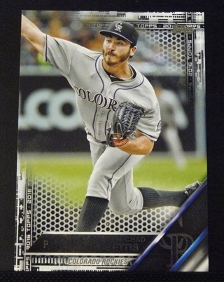 2016 Topps "Black" #149 Chad Bettis (Rockies) S/N #18/65