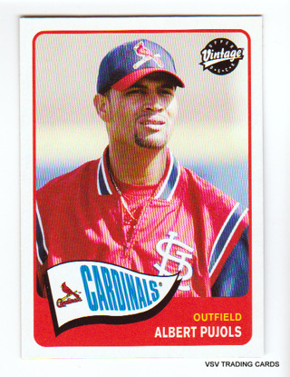 Albert Pujols, 2003 Upper Deck Vintage Card #44, St. Louis Cardinals, (LB4)