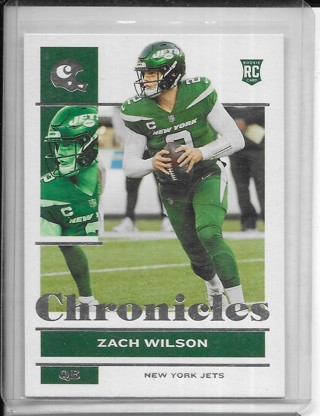 Zach Wilson 2021 Chronicles #86 Rookie Card