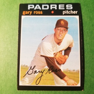 1971 Topps Vintage Baseball Card # 153 - GARY ROSS - PADRES - NRMT/MT