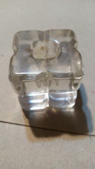 Glass pen holder..CAROL VARIETY