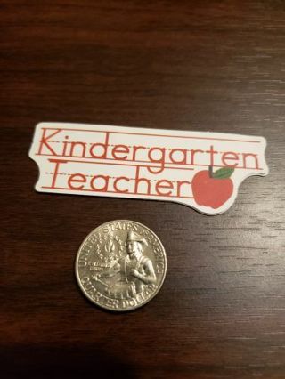 Kindergarten Teacher Appreciation Vinyl Decal Sticker Bomb Car Bike Motorcycle Skateboard Laptop