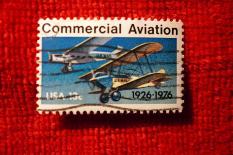  Scotts #1684 1976 13c "Air Mail Planes" U.S. Postage Stamp. 