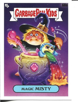 Brand New 2024 Topps Garbage Pail Kids Magic Misty Sticker From the Kids At Play Set 