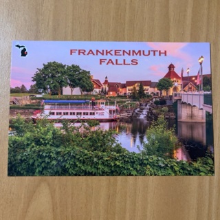 Frakenmuth Falls Post Card