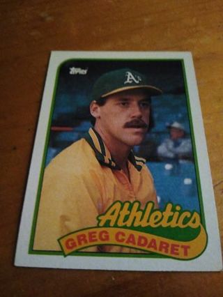 1989 Topps Greg Cadaret #552