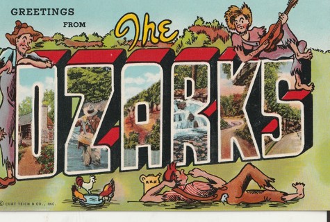 Vintage Unused Postcard: e: Greetings from the Ozarks