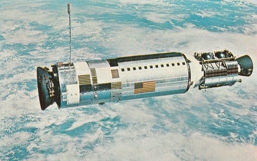 Vintage Unused Postcard: (gin8): Gemini 12, JFK Space Center, FL