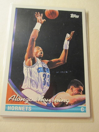 1993 Topps Basketball Card #170: Alonzo Mourning - Rookie