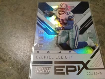 2019 SCORE EPIX EZEKIEL ELLIOTT DALLAS COWBOYS FOOTBALL CARD # EG-9